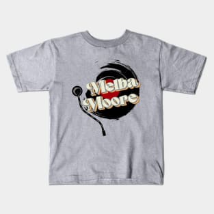 Melba Moore  // Vinyl Vintage Style Kids T-Shirt